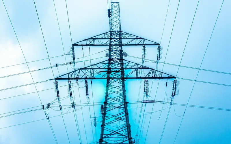 Drone fleet over transmission line corridor